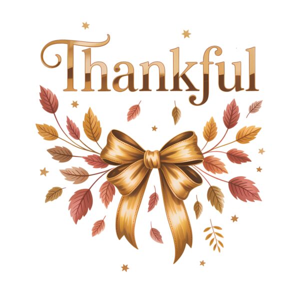 Thankful Ribbon Fall Leaves Thumbnail