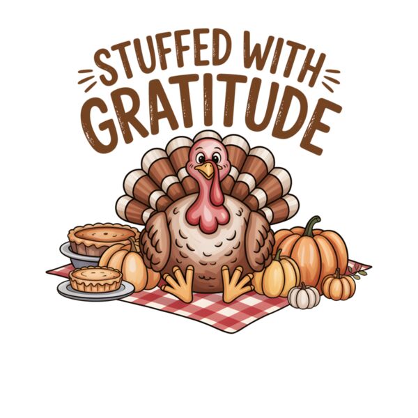 Retro Thanksgiving Turkey Gratitude Thumbnail