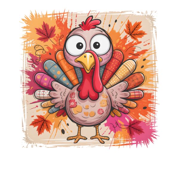 Vintage Thanksgiving Turkey Brushstroke Thumbnail